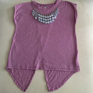 Old Navy girls size XL (14) split back t-shirt