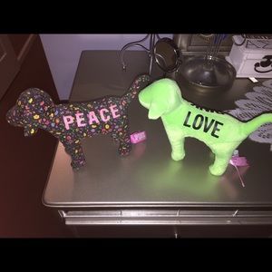 Two Victoria secret dogs. Perfect condition.