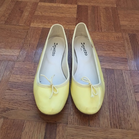 Repetto Shoes - repetto yellow ballerinas