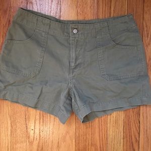 Military/Cargo green gap shorts