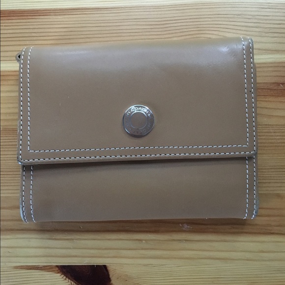Coach tan leather wallet!