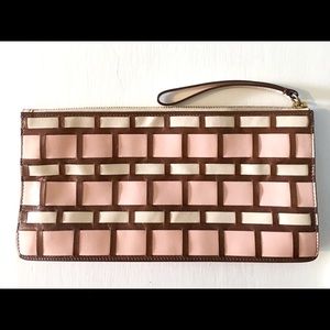 MIU MIU Woven Leather Clutch