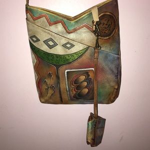 Anushka Crossbody tribal purse