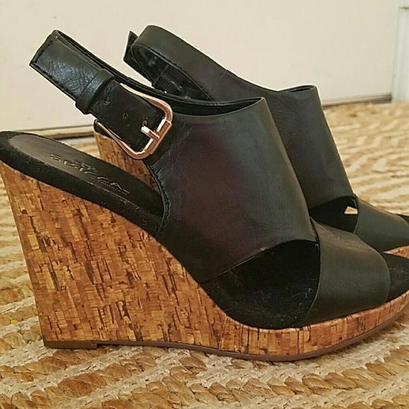 Cork wedge, size 5.5, SBICCA, lightly worn