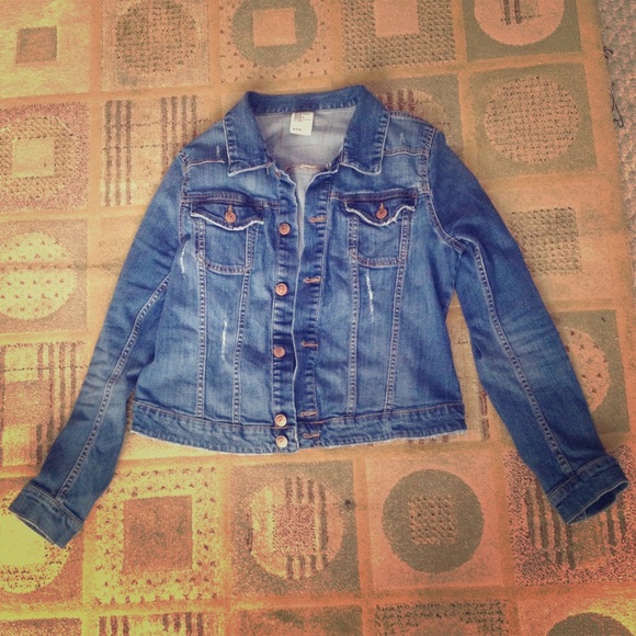 HM Distressed Jean Jacket