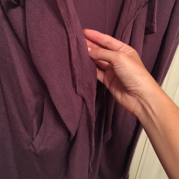 Long Purple Cardigan - Picture 3 of 3