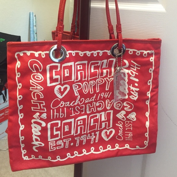 Coach poppy bag!
