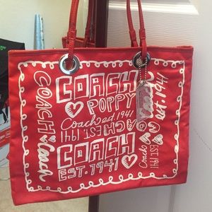Coach poppy bag!