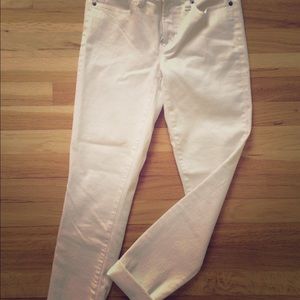 J. Crew white skinny jeans NWT