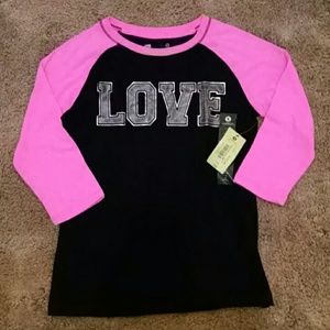 Girl's 3/4 sleeve shirt, size L 14