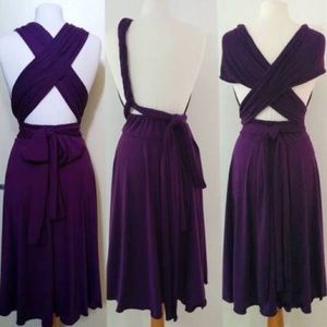 Plum/ Purple Convertible Infinity Dress
