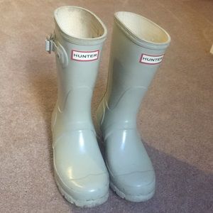 Gray Short Hunter Boots