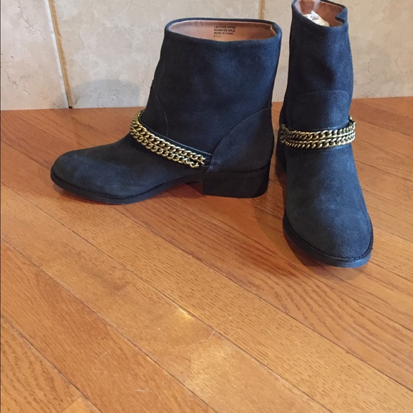 Brand new suede booties