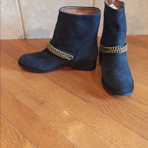 Brand new suede booties