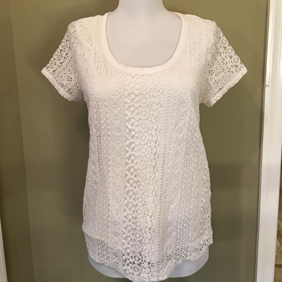 White Lace Shirt ‼️LAST CALL‼️