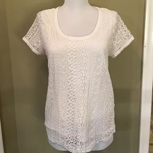 White Lace Shirt ‼️LAST CALL‼️