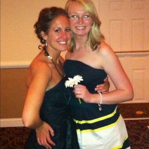 The Limited strapless dress