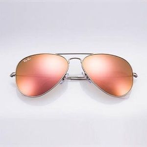 Authentic Ray Ban Copper Mirror Aviator Sunglasses Authentic Ray Ban Copper Mirror Aviator Sunglasses