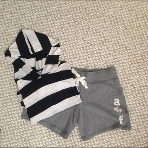 Abercrombie Gray Lounge Shorts