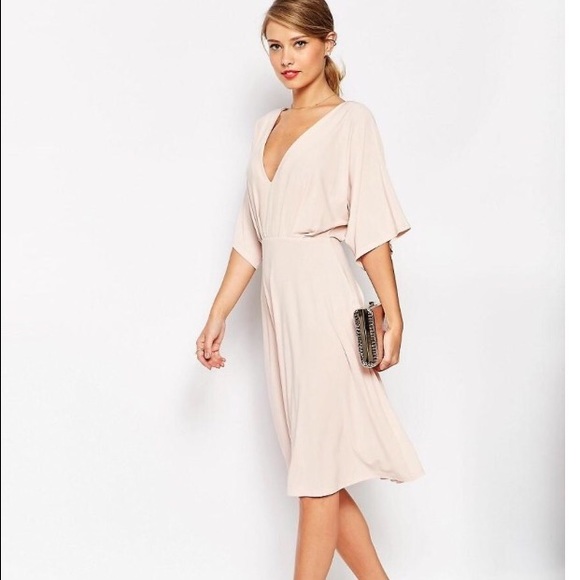 Asos Kimono plunge dress