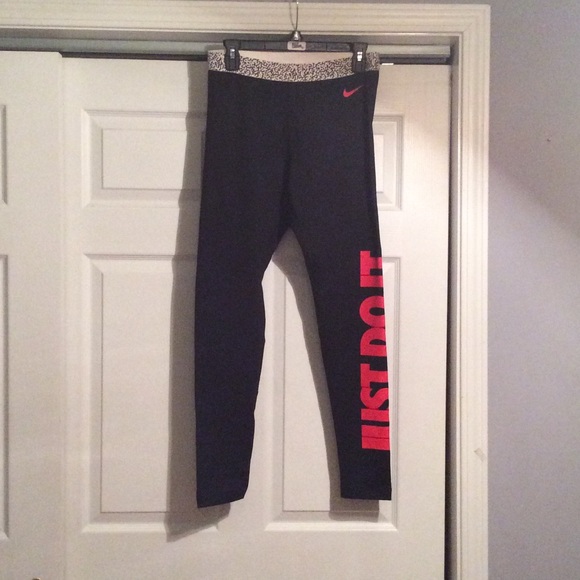Nike Pro "Just Do It" leggings, NWOT