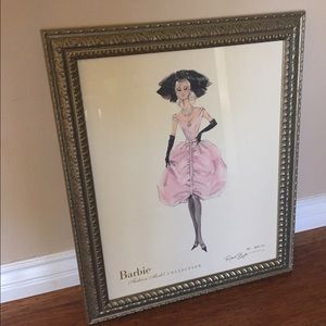 Barbie fashion model collection painting