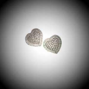 LAST ONE!  Stunning Heart Earrings