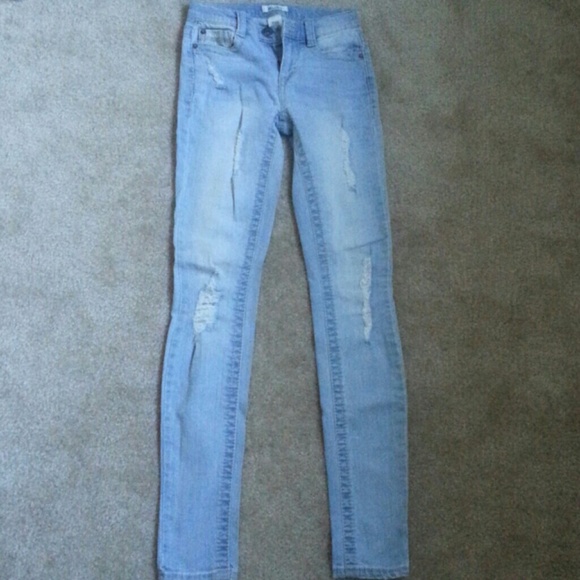 Light wash jeans