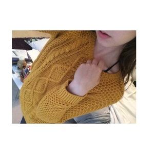 Mustard sweater
