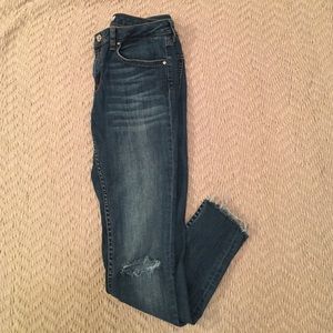 Zara cropped denim