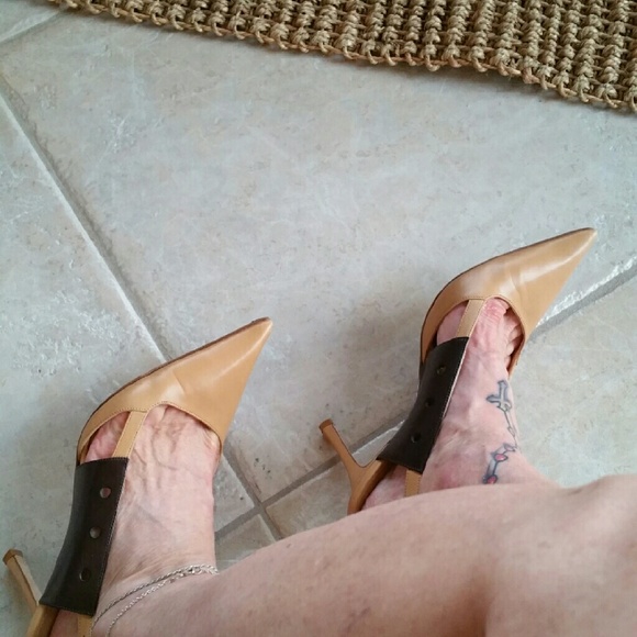 Manolo Blahnik slingback shoes