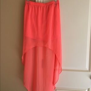 High low skirt