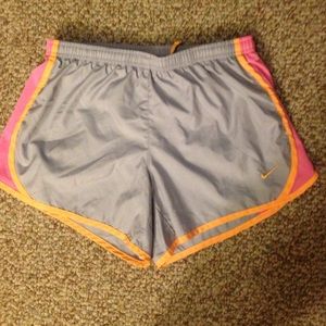 Nike athletic shorts.