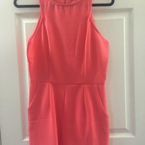 Hot pink romper