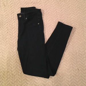 Carmar high waisted dark denim skinny jeans