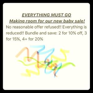 🎉🎉💞MAKING ROOM FOR BABY SALE💞🎉🎉