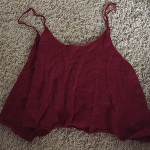 Maroon tank top