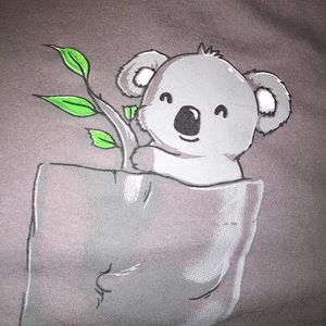 Cute Koala t shirt   XL