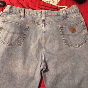 Carhartt 42x36 blue jeans