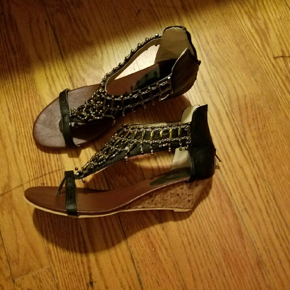 Wedged sandals