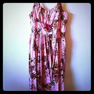Pinup Girl floral plus size dress