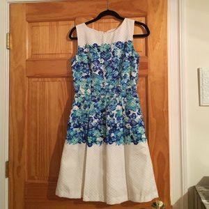 Tahari Floral Print Dress