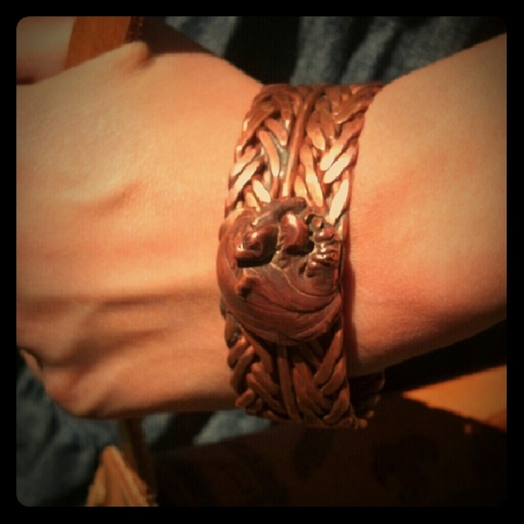 Hand made copper cuff bracelet