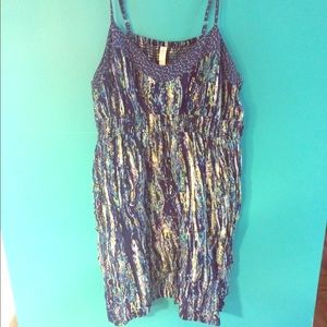 Spaghetti strap dress with POCKETS