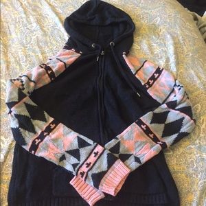 LA HEARTS tribal print jacket