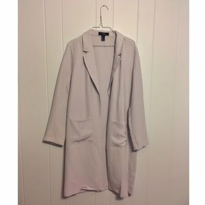 Lightweight trench duster jacket