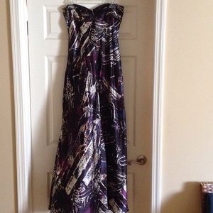 Strapless maxi dress by Laundry