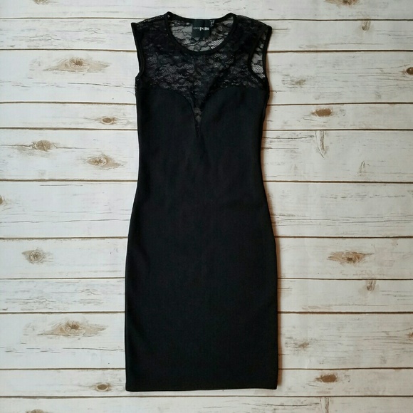 asos petite black dress