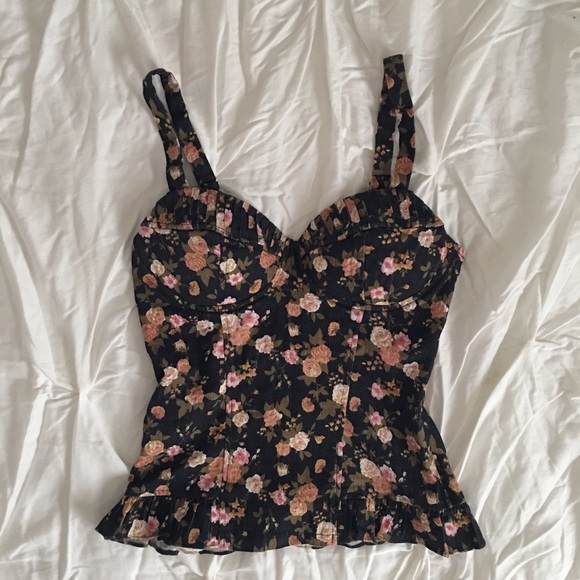 FLORAL CORSET (SIZE XS/S)