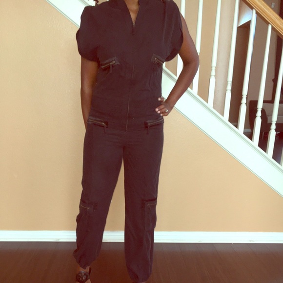 Bebe cargo jumpsuit XS brand new